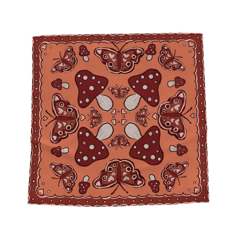 Mushrooms and Moths Bandana