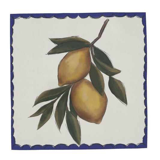 Lemon Sketch Scarf