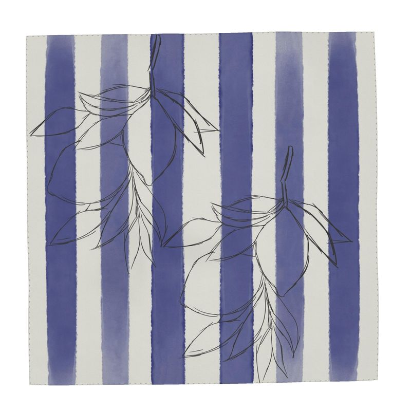 Large Stripes Lemon Sketch